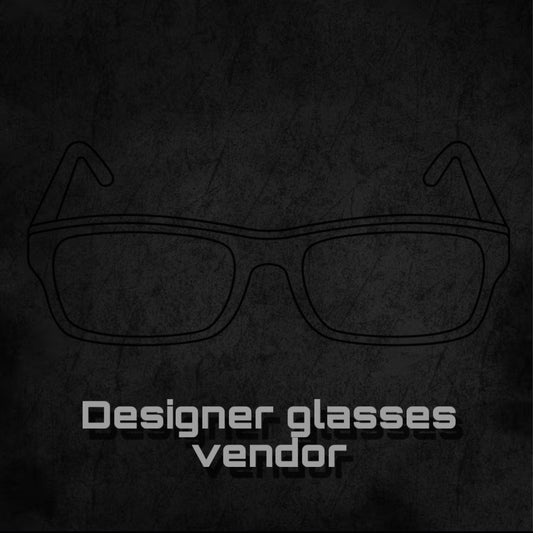 Designer glasses vendor